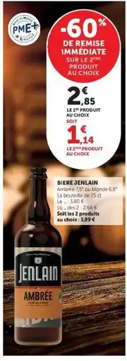 Hyper U BIÈRE JENLAIN offre