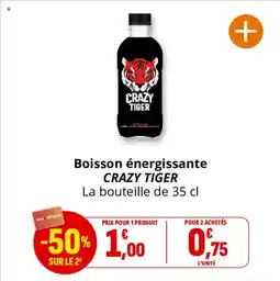 Coccinelle Express CRAZY TIGER Boisson énergissante offre
