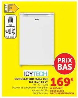 Super U ICYTECH 85 L offre
