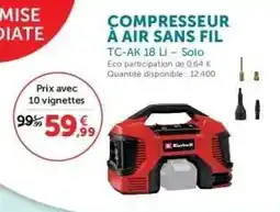 Hyper U COMPRESSEUR À AIR SANS FIL offre