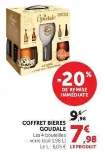 Super U Coffret bières Goudale offre