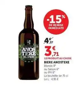 Super U Bière Anosteke offre