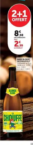 Super U Bière Blonde La Chouffe offre