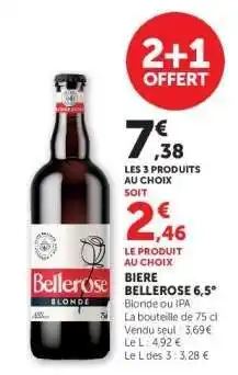 Super U Biere Bellerose 6,5° offre