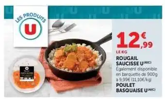 Super U ROUGAIL SAUCISSE U offre