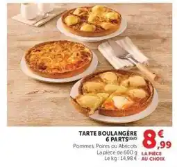 Super U Tarte Boulangère 6 Parts offre