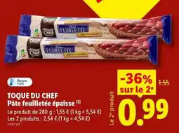 Lidl TOQUE DU CHEF offre