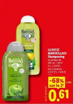 Lidl LE PETIT MARSEILLAIS Shampooing offre