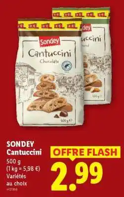 Lidl SONDEY Cantuccini offre