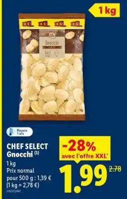 Lidl CHEF SELECT Gnocchi offre