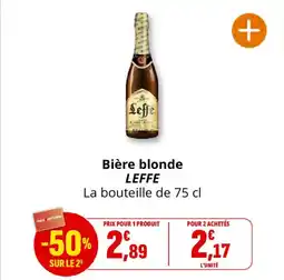 Coccinelle Express LEFFE Bière blonde offre