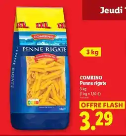 Lidl COMBINO Penne rigate offre