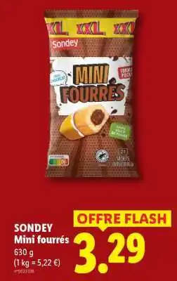 Lidl SONDEY Mini fourrés offre