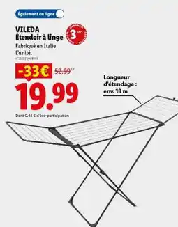 Lidl VILEDA Étendoir à linge offre