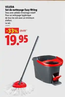 Lidl VILEDA Set de nettoyage Easy Wring offre