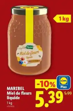 Lidl MARIBEL Miel de fleurs liquide offre
