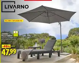 Lidl LIVARNO Parasol déporté offre
