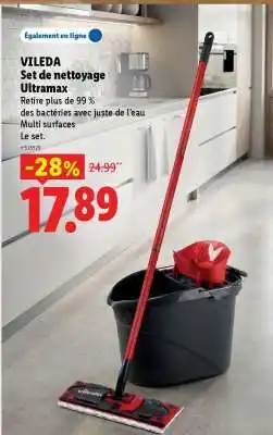 Lidl VILEDA Set de nettoyage Ultramax offre