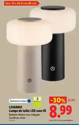 Lidl LIVARNO offre