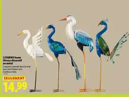 Lidl LIVARNO home Oiseau décoratif en métal offre