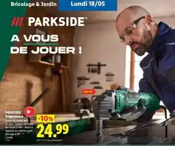 Lidl PARKSIDE Grignoteuse offre
