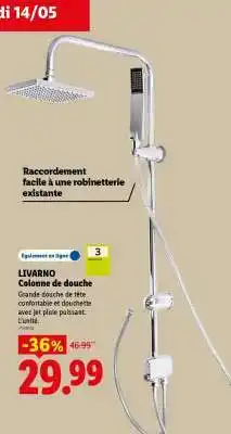 Lidl LIVARNO Colonne de douche offre