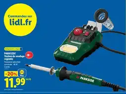 Lidl Parkside Station de soudage réglable offre