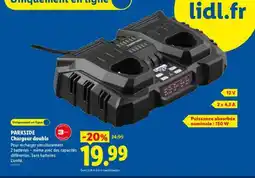 Lidl PARKSIDE Chargeur double offre