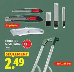 Lidl PARKSIDE Set de cutters offre
