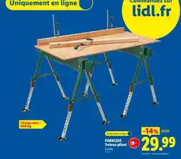 Lidl PARKSIDE Tréteau pliant offre