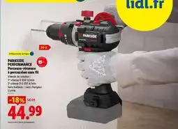 Lidl PARKSIDE PERFORMANCE Perceuse-visseuse à percussion sans fil offre