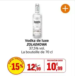 Coccinelle Express ZOLADKOWA Vodka de luxe offre