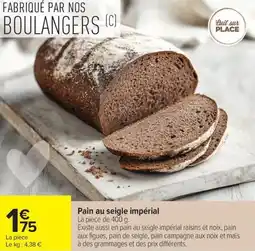 Carrefour Pain au seigle impérial offre