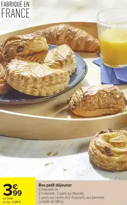 Carrefour Box petit déjeuner offre