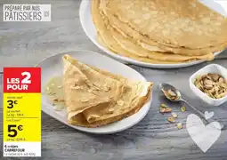 Carrefour 6 crêpes carrefour offre