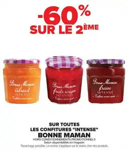 Carrefour Sur toutes les confitures intense bonne maman offre