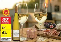 Carrefour A.o.p. alsace riesling henri ehrhart offre