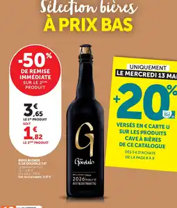 U Express Biere blonde g de goudale 7,9° offre