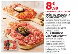 U Express Apéritiv'o giganta corte gusto offre