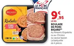 U Express Roulade de porc bigard offre