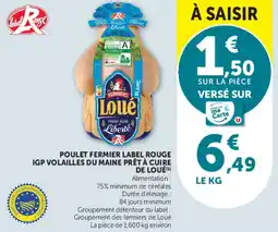 U Express Poulet fermier label rouge igp volailles du maine prêt à cuire de loué offre