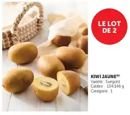 U Express Kiwi jaune offre
