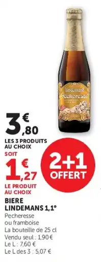 U Express Biere lindemans 1,1° offre