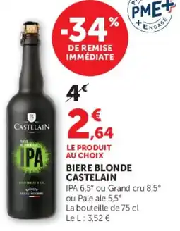 U Express Biere blonde castelain offre