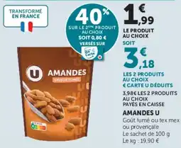 U Express Amandes u offre