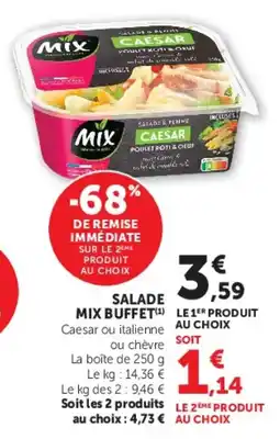 U Express Salade mix buffet offre