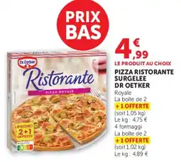 U Express Pizza ristorante surgelee dr oetker offre