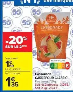 Carrefour Drive Carrefour - cassonade offre