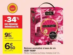 Carrefour Drive Very pamp' - boisson aromatisé à base de vin offre