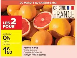 Carrefour Drive Pomelo corse offre